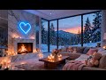 Romantic Fireplace Jazz – Relaxing Valentine Love Background Music