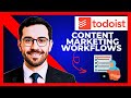 How To Use TODOIST For Content Marketing Workflows (Complete 2025 Guide)