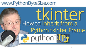 How to Inherit from a Python tkinter Frame