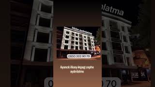 Bina Cephe Mimari Aydınlatma Led Duvar Boyama Mercekli Pover Led Wallwasher Projektör Armatür