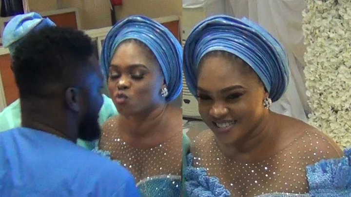 SEE WHO REGINAL CHUCKWU KISSES. KOKO ZARIA, MADAM SAJE, IYA AWERO,@ ISOLAK DAUGHTER'S WEDDING
