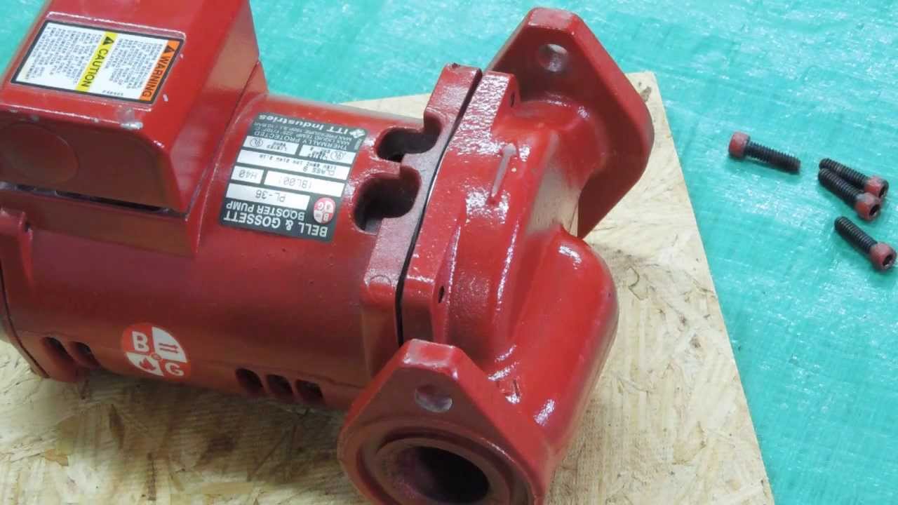 Mechanical Pump Seal Replacement B&G PL36 YouTube