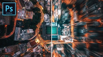 How to create COOL ZOOM BLUR EFFECT with Just 1 Layer! - Photoshop Tutorial