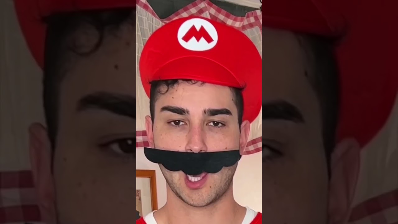 Mario Bros reacting to PIZZA ON FRIES 😂 