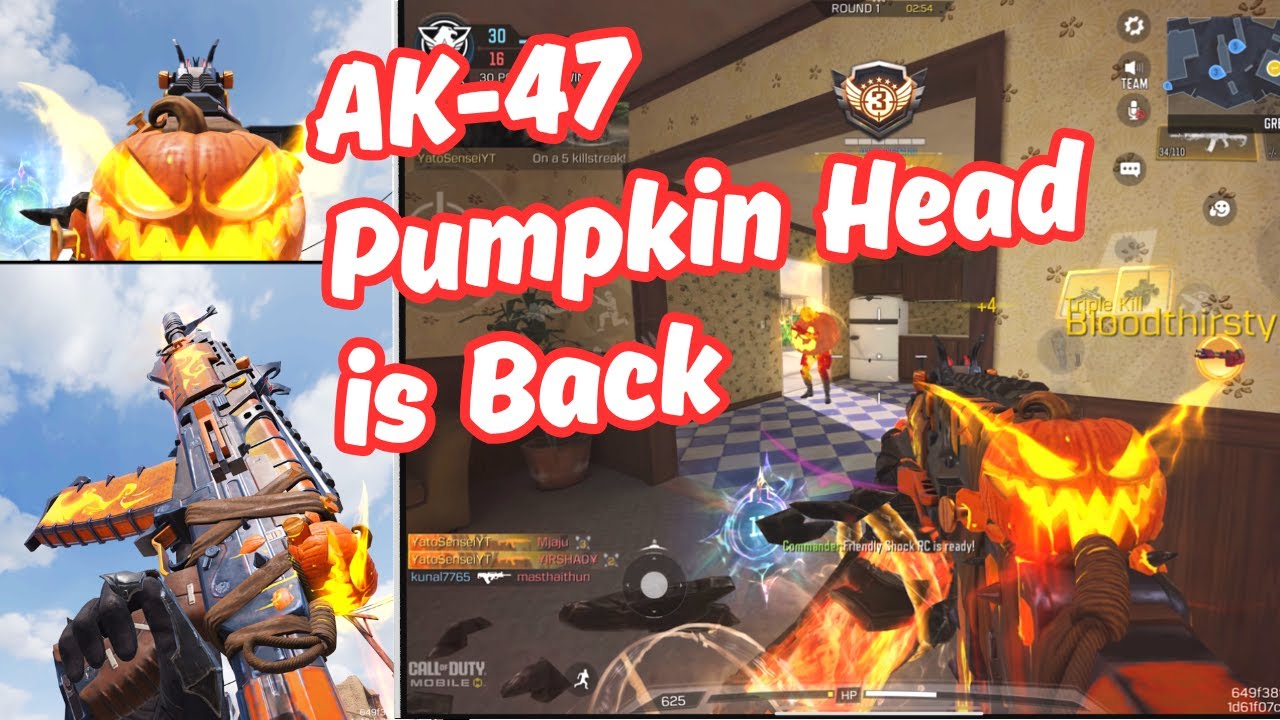 Legendary AK-47 - Pumpkin Head has Returned & You shouldn’t miss it this time | HALLOWEEN SERIES