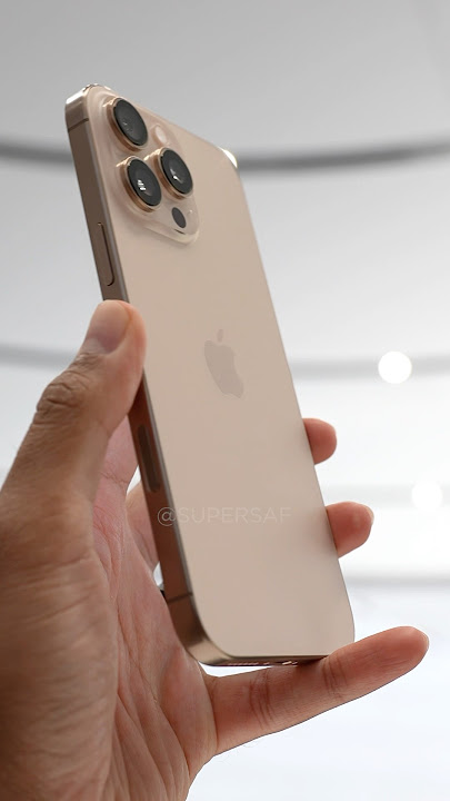 iPhone 16 Pro Max Desert Titanium Hands-On 😍