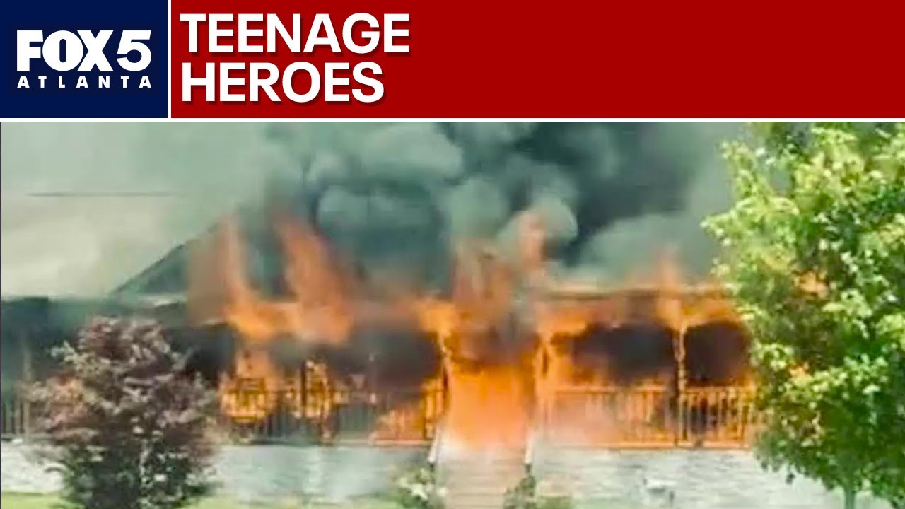 Two teens help neighbors escape from major house fire | FOX 5 News ...