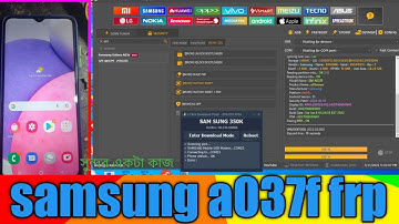 Samsung A03s   A037F Erase One CLick Frp No Need Test Point By UnlockTool