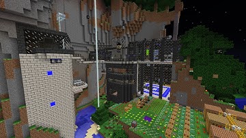 Epic Mountain Base Tour (Feed The beast Ultimate)