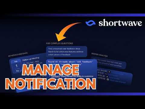 How to Manage Notifications in Shortwave 2026?