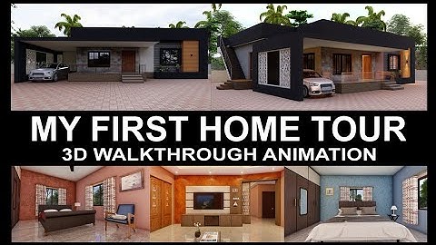 MY FIRST FULL HOME TOUR | 3d Walkthrough animation #animation #house #home #lumion #3dsmax