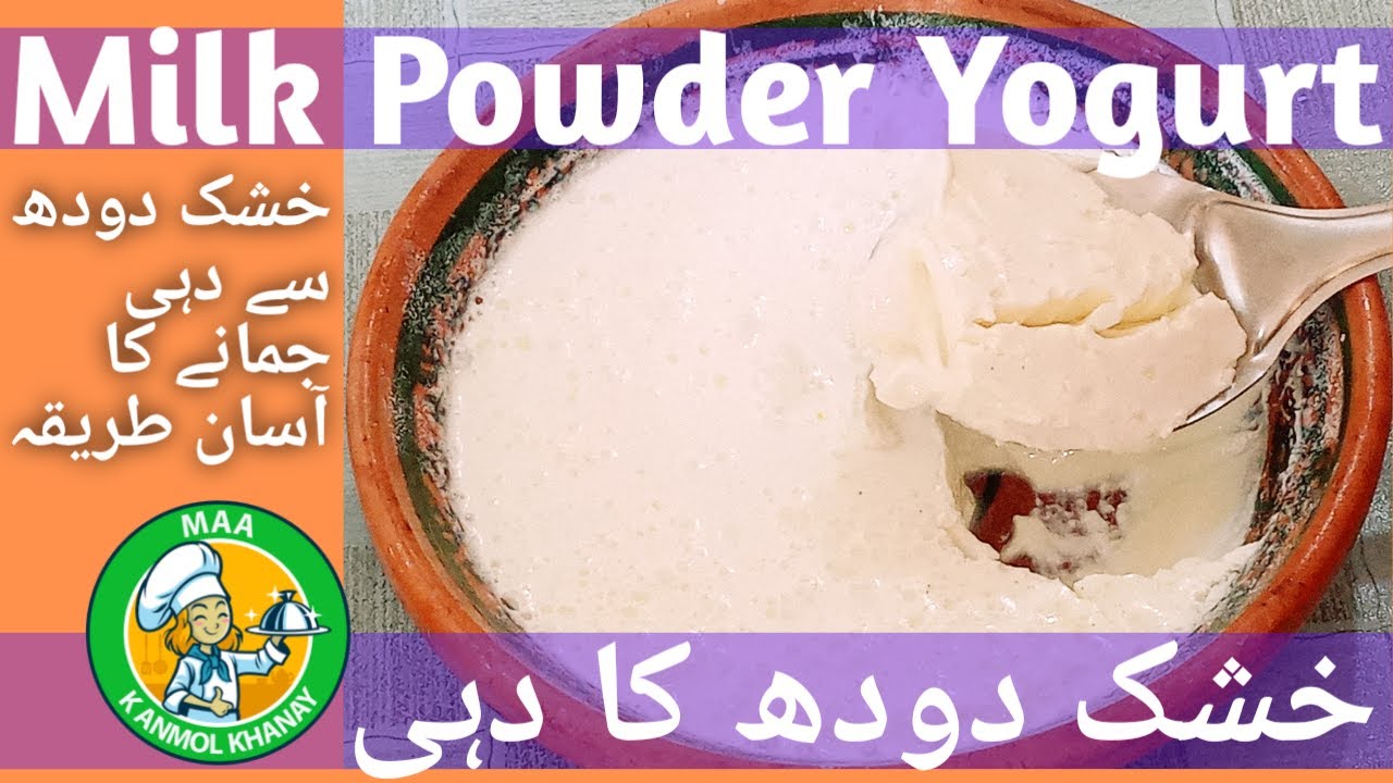 Milk Powder Yogurt Dahi Jamane Ka Sahi Tareqa Khushk Doodh Ka Dahi Homemade Yogurt YouTube