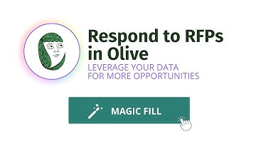 Create RFP Responses in Seconds with Olive | RFP Response Software