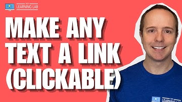 How To Create Clickable Text In Elementor - How to turn text into a clickable link!