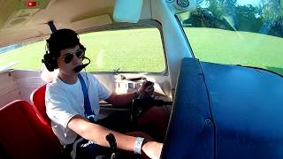 Will Monin - First Solo Flight, on his 16th Birthday - 9/14/2017