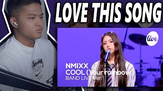 NMIXX - COOL (Your rainbow) (Band Live Ver.) (MDR it's LIVE) | REACTION