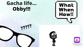 Playing Gacha life obby!!! ROBLOX