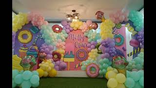 Candyland Themed Backdrop #styling