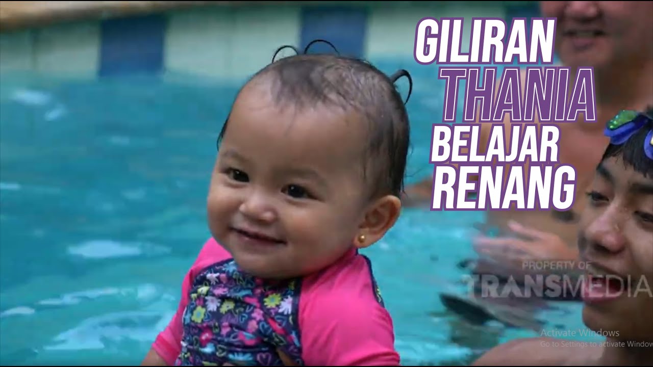Giliran Thania yang Diajarin Renang Sama Koko Betrand, Lucu Banget  | DIARY THE ONSU (18/6/20) P1