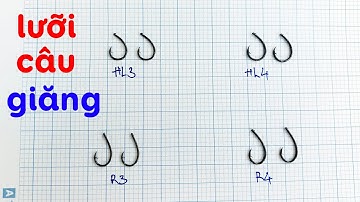 Bán lưỡi câu giăng cá lóc, rô, trê, phi các loại, giao toàn quốc