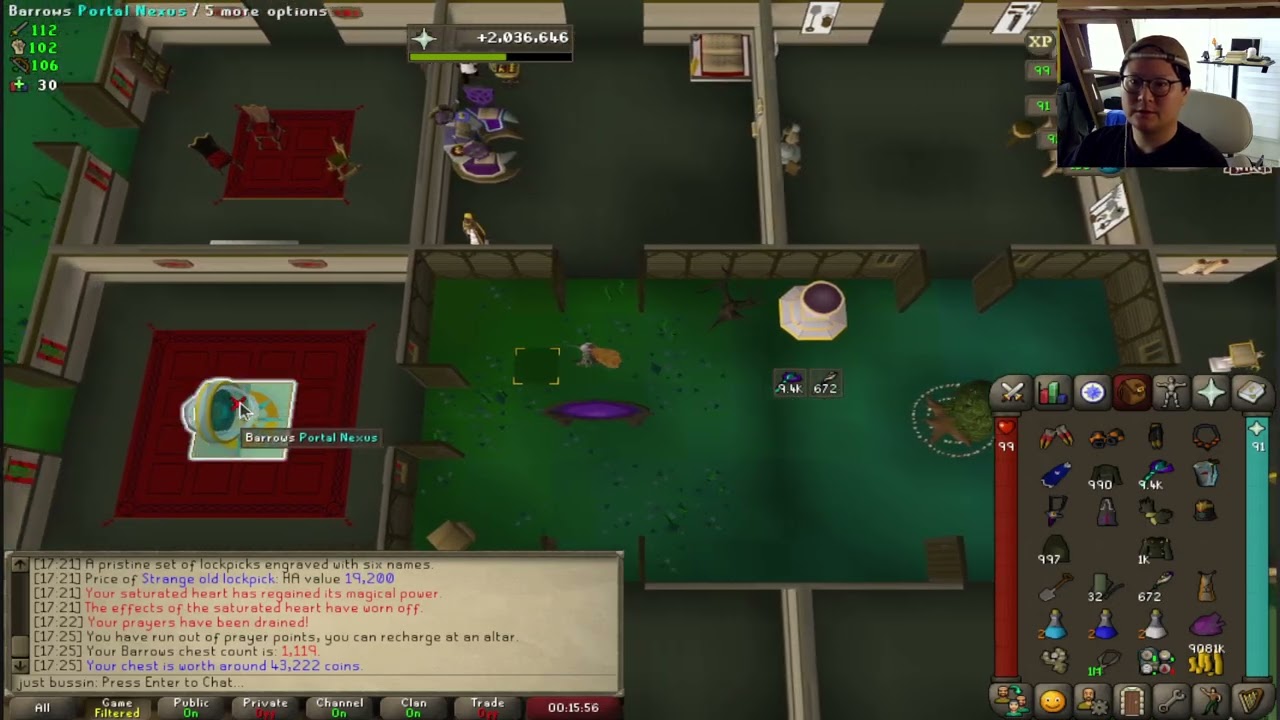 osrs - new years barrows 1/1/26