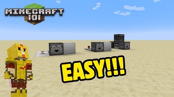 EASY Dispenser/Dropper Clocks You Can Use | Minecraft 101