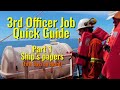 3rd officer job quick guide  part 1 ships papers