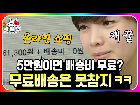 [티비냥] 인터넷 쇼핑 방법 편🛍 배송비 아까워서 5만 원 채우다가 결국 돈 더 쓴 적 나만 있는 거 아니지?ㅎㅎ | #롤러코스터 #남녀탐구생활 100403