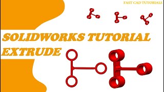 Solidworks Tutorials | Extrude Exercise CAD tutorial