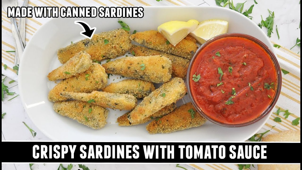 Got Canned Sardines? Make these CRISPY Sardines with Tomato Sauce