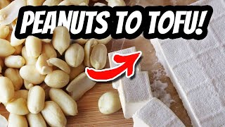 This TOFU is NUTS! It's PEANUT TOFU but not the kind you're used to (soyfree, high protein)