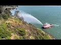 All lanes reopened on Bay Bridge as crews battle fire on Yerba Buena Island, officials say