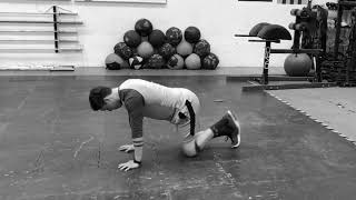 Miniband Quadruped hip extension