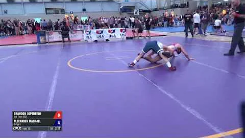 57 Round of 64 - Brandon Loperfido (Mat Town USA) ...