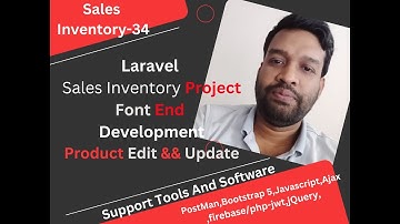 Laravel Sales Inventory Project: Editing & Updating Products with Categories