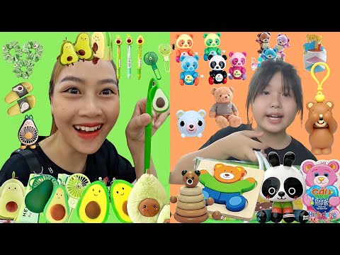 Video Thử Thách Mua Toàn Đồ Hình Quả Bơ Và Con Gấu ❤️Hà Hà... - youtube