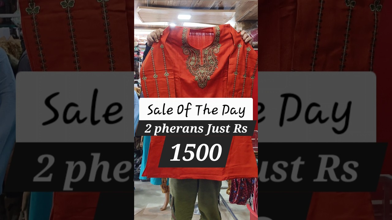 Pherans on Sale! | Authentic Kashmiri Collection | Limited Time Offer 