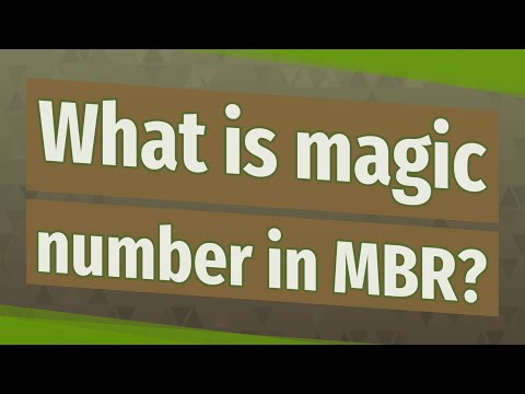 What is magic number in MBR?