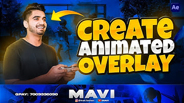 How To Make Animated Overlay Like @MAVIOP On After Effects || Make Animated Overlay Like Mavi ||