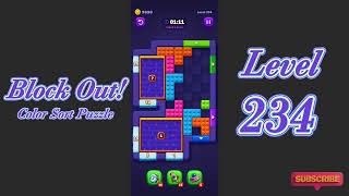 Block Out Level 234 Walkthrough | Color Sort Puzzle Gameplay | Go Answer screenshot 3
