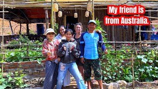 Sn Felt Happy That His Friend From Australia Had Traveled A Long Distance To Visit Him
