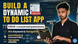 JavaScript To Do List Project 🔥 | DOM Manipulation & Event Handling Tutorial | Sudhir Sir