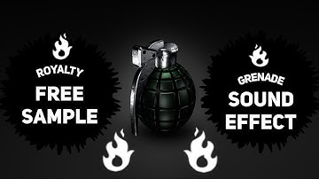 Grenade Sound Effects / Grenade throw / Grenade Pin / Grenade Explosion /  Royalty Free Sample