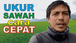 How to quickly measure the area of ​​rice fields