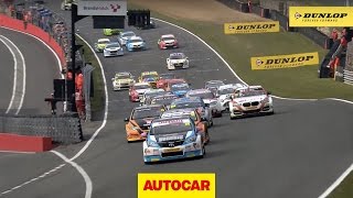 BTCC 2016 Highlights | Rounds 1,2,3 from Brands Hatch | Dunlop