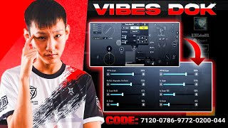 (NEW) VIBES DOK Control Code 2023/ Vibes Dok New 2.5 Update Sensitivity Code | PUBGM/BGMI