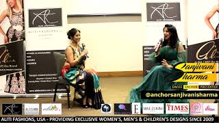 Sneha - Aliti Fashions Interview Segment June 2022 Fashion Show
