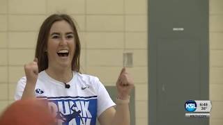 Up Close: BYUs Dunking Queen