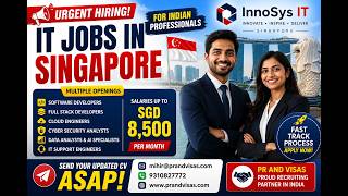 Singapore IT Jobs fr Indian Professionals, Software Developers, Cloud Engineers & AI Experts #india