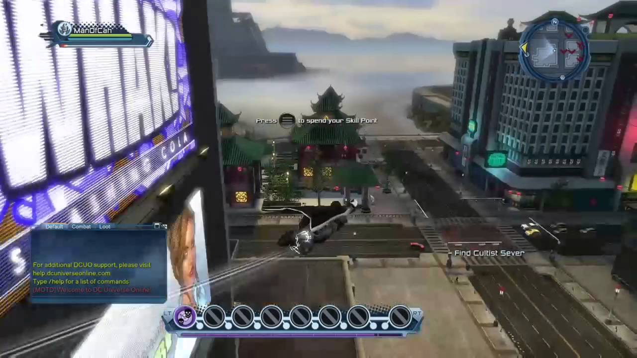 DC Universe Online Flying in Metropolis - YouTube